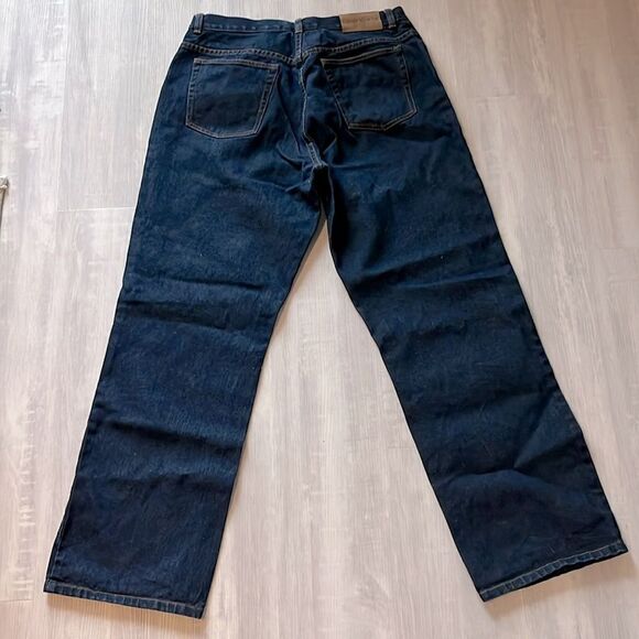 Lauren Jeans Co Ralph Lauren Dark Blue Jeans 5 Pocket VINTAGE NWOT - Picture 6 of 8
